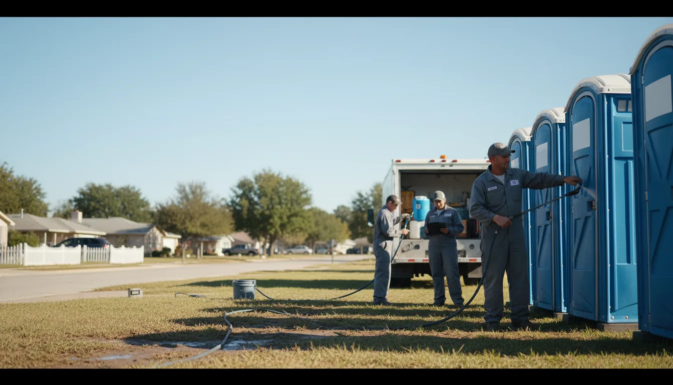 Long-Term Portable Toilet Rental in Webbers Falls, OK near me